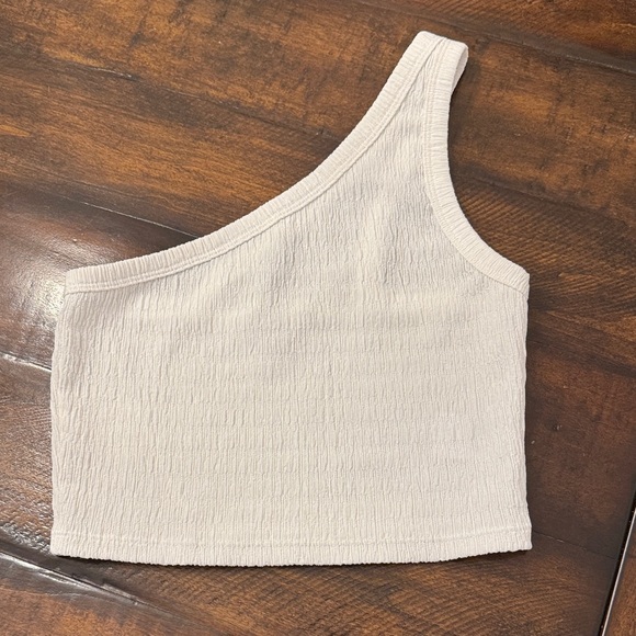 American Eagle Outfitters One-Shoulder Crop Top - Picture 2 of 10